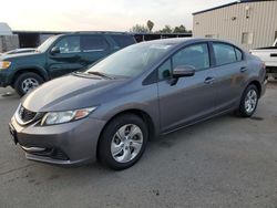 Salvage cars for sale from Copart Fresno, CA: 2015 Honda Civic LX