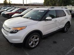 Salvage cars for sale from Copart Rancho Cucamonga, CA: 2015 Ford Explorer Limited