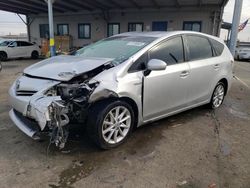 Salvage cars for sale at Los Angeles, CA auction: 2014 Toyota Prius V