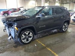 Jeep Compass salvage cars for sale: 2020 Jeep Compass Limited