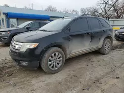 Salvage cars for sale at Wichita, KS auction: 2008 Ford Edge SEL