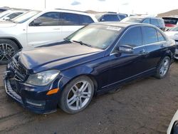 Salvage cars for sale at Albuquerque, NM auction: 2012 Mercedes-Benz C 300 4matic