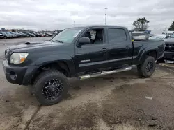Salvage cars for sale from Copart Woodhaven, MI: 2010 Toyota Tacoma Double Cab Long BED