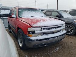 Salvage cars for sale from Copart Amarillo, TX: 2001 Chevrolet Tahoe K1500