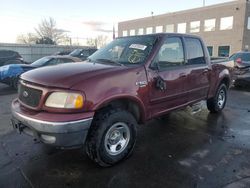 Ford salvage cars for sale: 2003 Ford F150 Supercrew