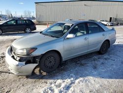 Salvage cars for sale at Rocky View County, AB auction: 2003 Toyota Camry LE