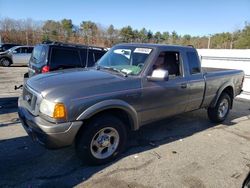 Salvage trucks for sale at Exeter, RI auction: 2004 Ford Ranger Super Cab