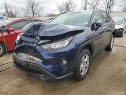 Salvage cars for sale at Bridgeton, MO auction: 2020 Toyota Rav4 XLE
