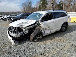 Toyota Highlander xle salvage cars for sale: 2016 Toyota Highlander XLE