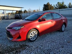 Toyota Corolla L salvage cars for sale: 2019 Toyota Corolla L