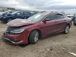 Salvage cars for sale from Copart Kansas City, KS: 2015 Chrysler 200 Limited