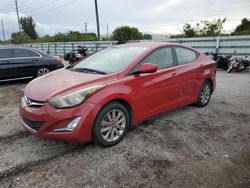 Salvage cars for sale at Miami, FL auction: 2014 Hyundai Elantra SE