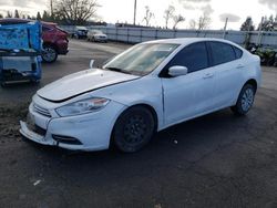 Salvage cars for sale from Copart Woodburn, OR: 2013 Dodge Dart SE