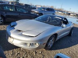Salvage cars for sale at Cahokia Heights, IL auction: 2002 Pontiac Firebird