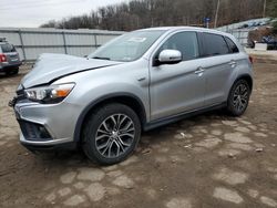 Salvage cars for sale at West Mifflin, PA auction: 2018 Mitsubishi Outlander Sport ES