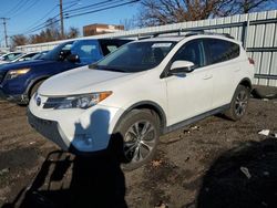 Salvage cars for sale at New Britain, CT auction: 2015 Toyota Rav4 Limited