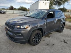 Salvage cars for sale from Copart Orlando, FL: 2022 Jeep Compass Latitude