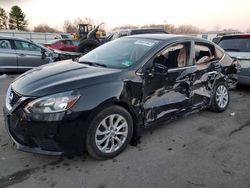 Salvage cars for sale from Copart Glassboro, NJ: 2018 Nissan Sentra S