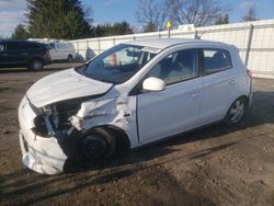 Salvage cars for sale from Copart Finksburg, MD: 2015 Mitsubishi Mirage DE