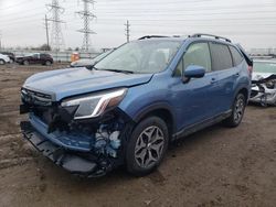 Salvage cars for sale from Copart Elgin, IL: 2022 Subaru Forester Premium
