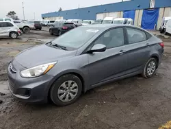 Salvage cars for sale at Woodhaven, MI auction: 2016 Hyundai Accent SE