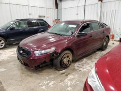 Salvage cars for sale from Copart Franklin, WI: 2015 Ford Taurus Police Interceptor