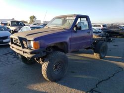 Salvage trucks for sale at Martinez, CA auction: 1988 Toyota Pickup RN63 STD