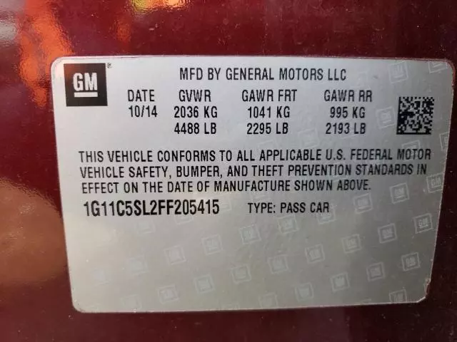 2015 Chevrolet Malibu 1LT