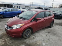 Salvage cars for sale from Copart Sun Valley, CA: 2016 Nissan Versa Note S