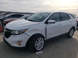 Salvage cars for sale at Grand Prairie, TX auction: 2018 Chevrolet Equinox LT