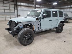 Jeep salvage cars for sale: 2024 Jeep Wrangler Sahara 4XE