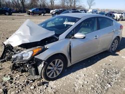 Salvage cars for sale at Cicero, IN auction: 2015 KIA Forte EX