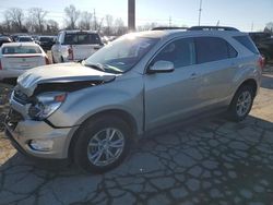 Salvage cars for sale at Fort Wayne, IN auction: 2016 Chevrolet Equinox LT