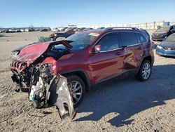 Jeep salvage cars for sale: 2014 Jeep Cherokee Limited