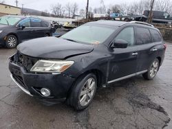 Salvage cars for sale at Marlboro, NY auction: 2013 Nissan Pathfinder S