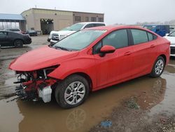 Salvage cars for sale from Copart Kansas City, KS: 2019 Chevrolet Cruze LS