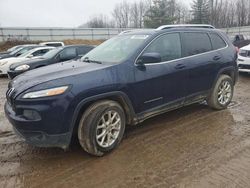 Salvage cars for sale from Copart Davison, MI: 2014 Jeep Cherokee Latitude