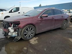 Salvage cars for sale from Copart Woodhaven, MI: 2016 Chevrolet Malibu LT