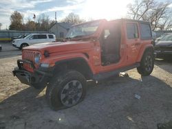 Salvage cars for sale from Copart Wichita, KS: 2018 Jeep Wrangler Unlimited Sahara
