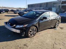 Salvage cars for sale from Copart Fredericksburg, VA: 2015 Honda Civic EX