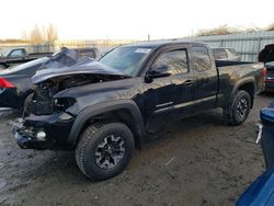 Salvage cars for sale from Copart Arlington, WA: 2018 Toyota Tacoma Access Cab