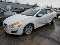 Salvage cars for sale from Copart Portland, OR: 2012 Volvo S60 T5