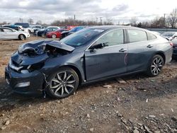 Chevrolet Malibu RS salvage cars for sale: 2020 Chevrolet Malibu RS