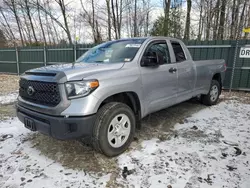 Salvage cars for sale at Candia, NH auction: 2021 Toyota Tundra Double Cab SR/SR5
