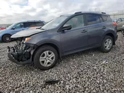 Salvage cars for sale at Wayland, MI auction: 2015 Toyota Rav4 LE