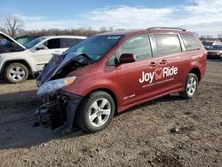 Salvage cars for sale from Copart Des Moines, IA: 2020 Toyota Sienna LE