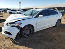 Salvage cars for sale from Copart Phoenix, AZ: 2015 Ford Fusion Titanium