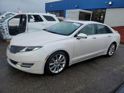 Salvage cars for sale at Woodhaven, MI auction: 2015 Lincoln MKZ Hybrid
