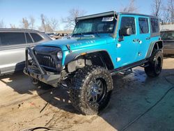 Salvage cars for sale at Bridgeton, MO auction: 2016 Jeep Wrangler Unlimited Sport