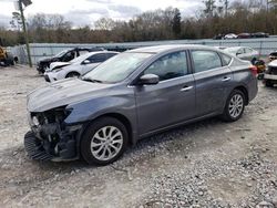 Salvage cars for sale from Copart Augusta, GA: 2018 Nissan Sentra S